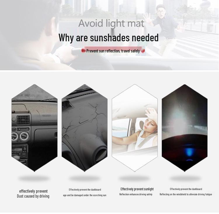 Wuling Hongguang V/S Center Console Sunshade Pad with Non-Slip, Light-Blocking Features - Compatible with All Models