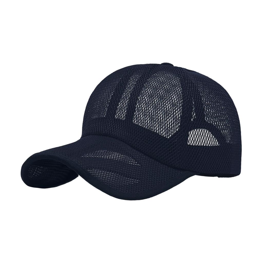 Cappellino estivo a rete traforata traspirante, Cappellino da baseball traspirante ricamato, Cappellino da baseball protettivo dal sole per viaggi all'aperto