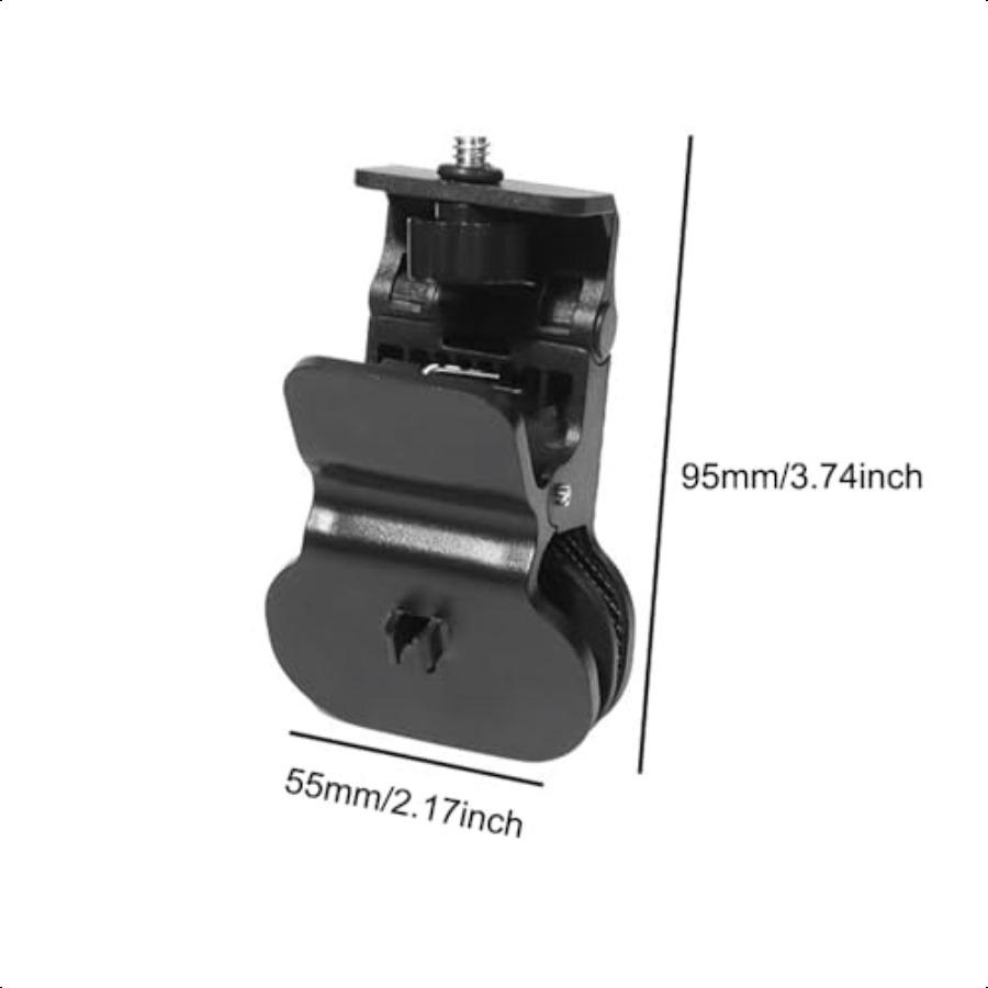 

Набор из 2 штук Крепление-клипса для селфи-лампы с винтовым соединителем 1/4, зажим-подставка для монитора, экрана камеры, ЖК-дисплея, верх United States