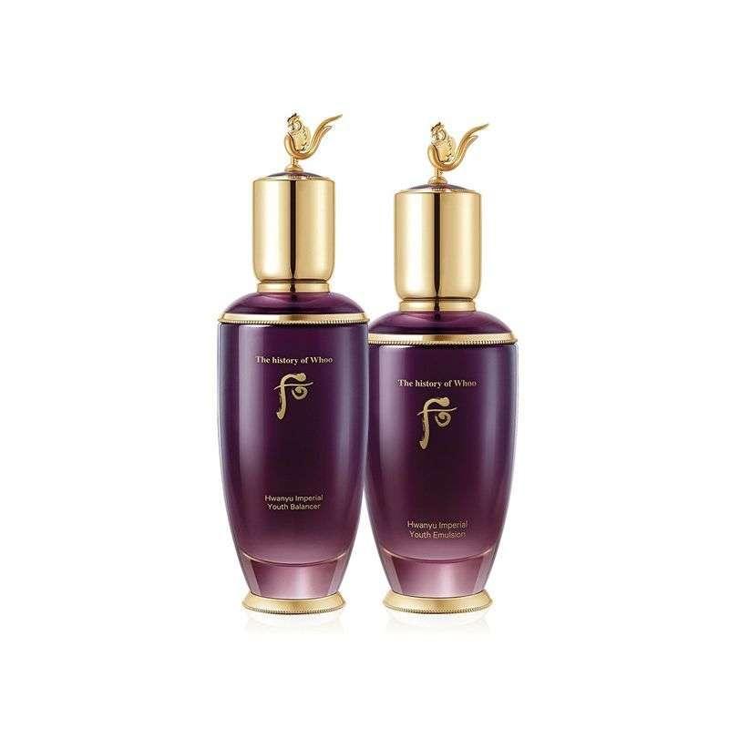 

The History of Whoo Hwanyu Imperial Youth Balancer & Emulsion Set Emulsion 110ml+Balancer 125ml