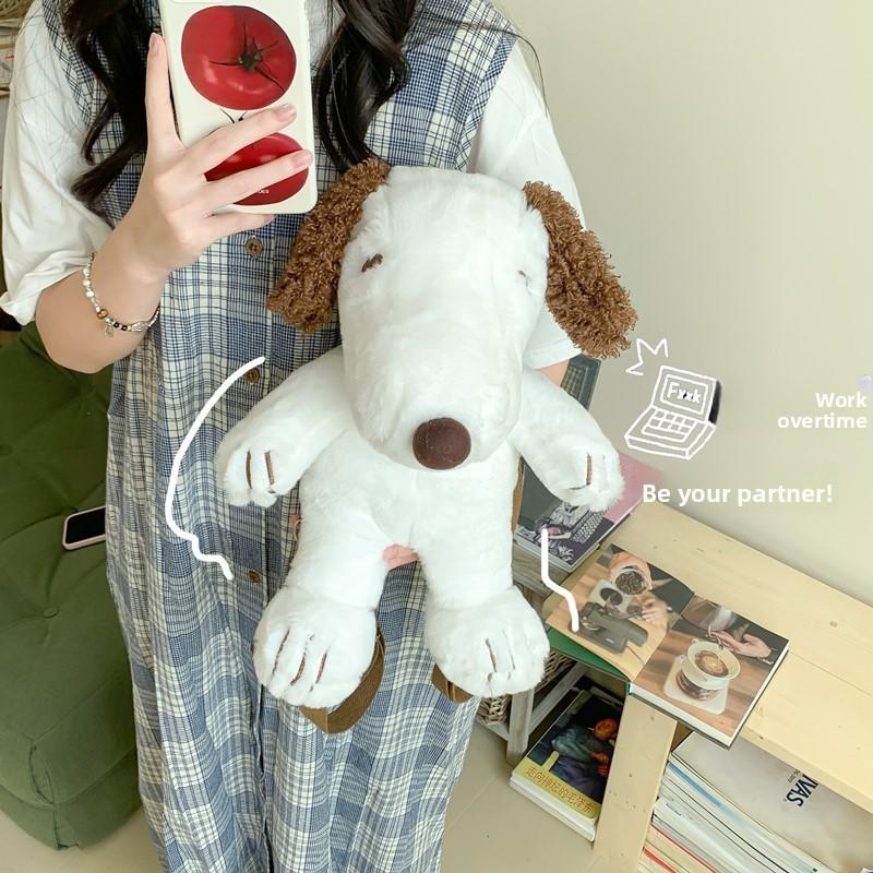 Backpack Plush Adorable With Zipper And Embroidery Design Daily For