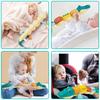 Infant Baby Musical Stuffed Animal Crocodile Activity Soft Toys Multi-Sensory Crinkle Rattle and Textures Cute Tummy Time Toys