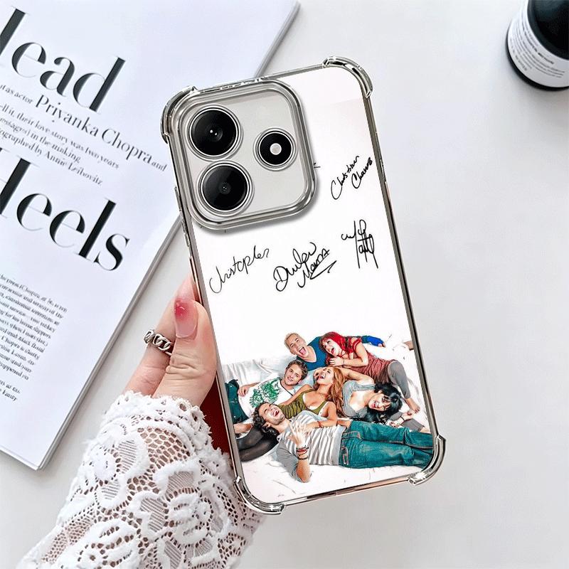 

F-Fashion RBD R-Rebelde Чехол с покрытием для телефона для Xiaomi Redmi Note 14 15 Pro Plus 13 12 11 11S 11T 10 9S 9 5G Противоударный с подушкой безопасности Co Redmi Note 15 4G
