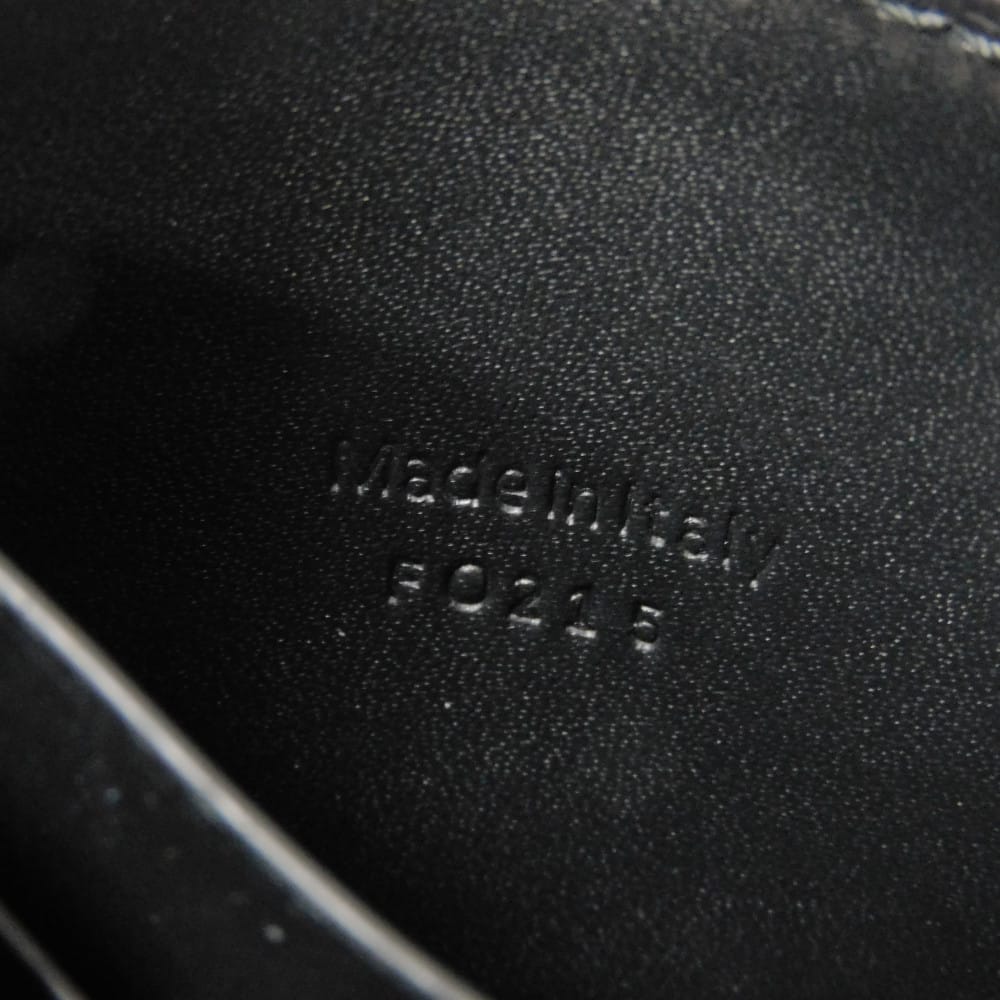 Used Wapa Money Purse 11828 7943 New Logo Scritto Leather Zip Around Nero Current Calligraphy Nero Grigio Men's from