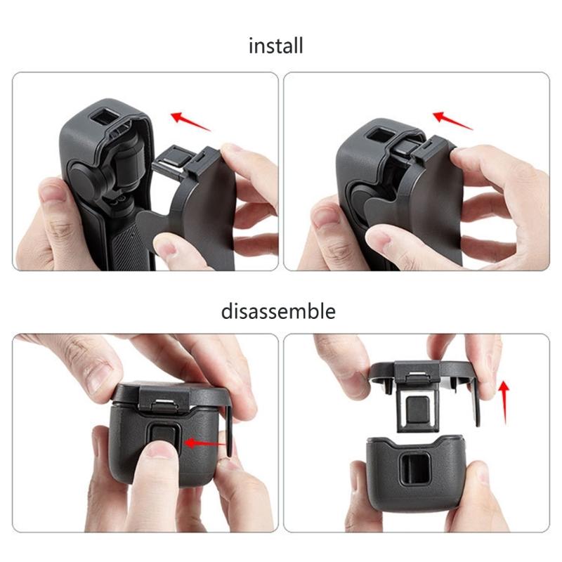 Gimbals Camera Cover for Pocket 3 Lens Caps Front Visioning Sensoring Protector AntiScratch Dustproof Bumper