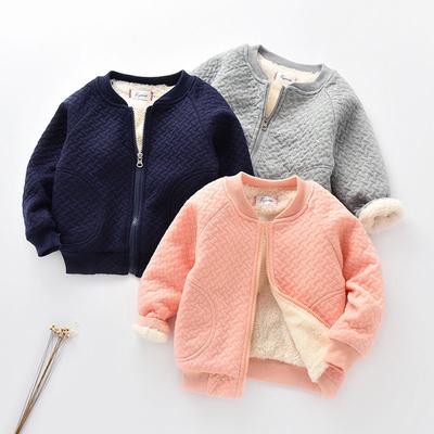 Baby Girls Boys Clothes Cute Fleece Winter Warm Baby Girl Jacket Casual Baseball Uniform Outerwear Kids Coat