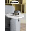 Side Table Adjustable Tray Decorative Modern Tray Sofa Table Walnut