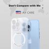 EDDGA Magnetic Case for Apple IPhone 16 Pro, Ultra-Thin Frosted Semi-Transparent PP Case, Full Lens Protection Shockproof Cover Translucent Black]