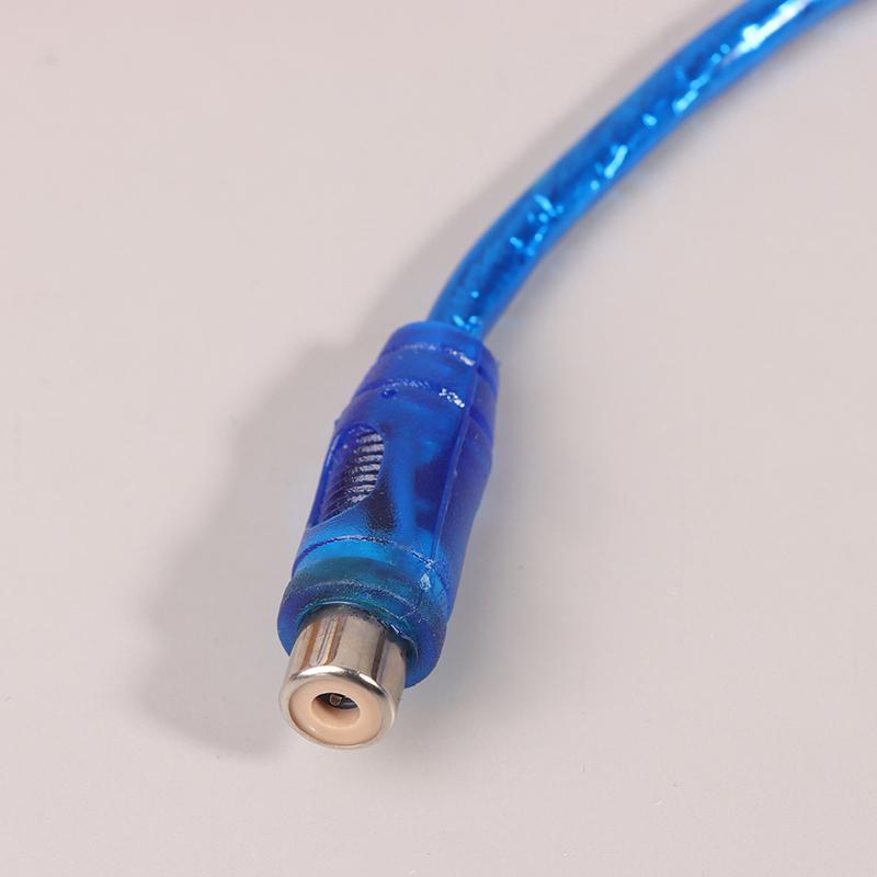 Car Mp3 Audio Rca Y Splitter 1Rca Female To 2Rca Male Adapter One Female To Two Male Cord Converter For Car Audio Amplifier
