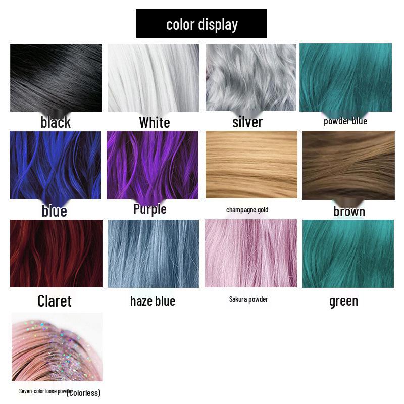 VANGIN Black Temporary Hair Dye Spray for Women - Genuine Disposable Hair Color 