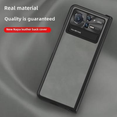 Skórzane etui z magnetycznym zawiasem Xiaomi Mix Fold2 z ochroną obiektywu