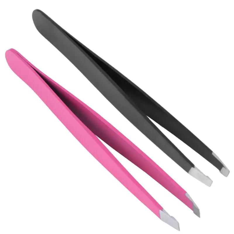 1pcs Eyebrow Tweezers Stainless Steel Face Hair Removal Eye Brow Trimmer Eyelash Clip Cosmetic Beauty Makeup Toos