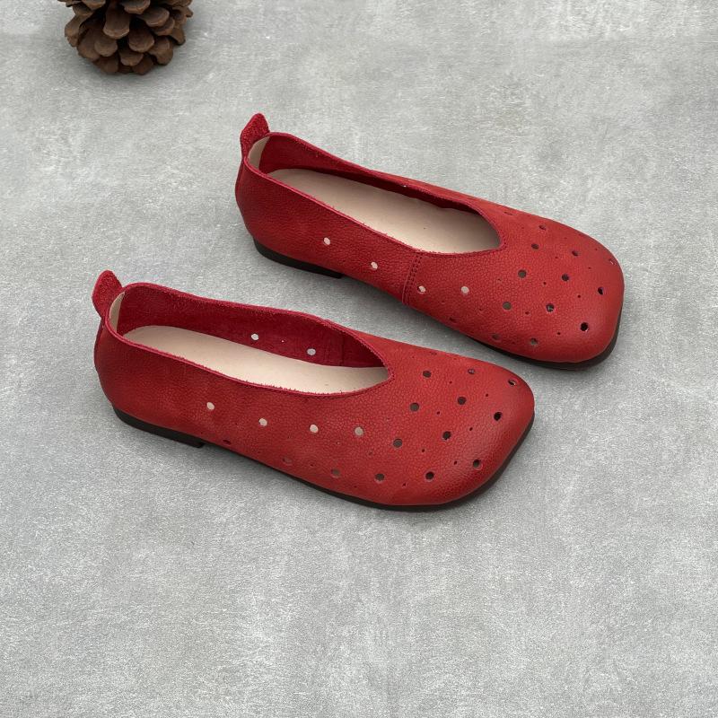 Women s Large-size Flat-toe Pointed-toe Shoes 35