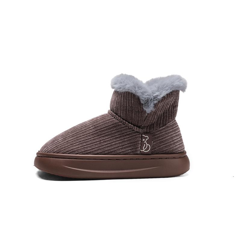 

Men s winter thicken casual outdoor sneaker wear-resistant soft-sole indoor speed running shoe fashion snow boots cotton shoes 45