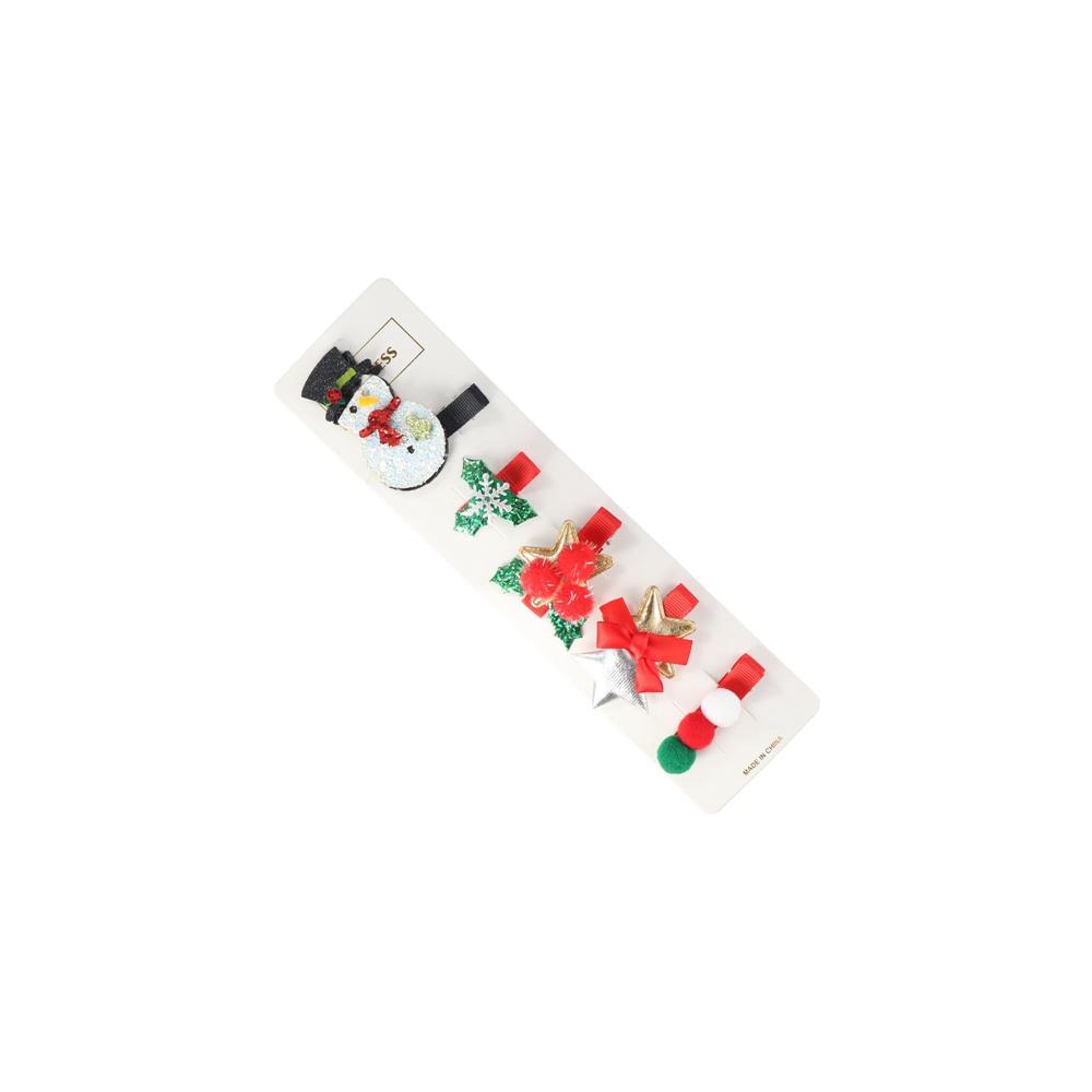 Supplies Children Girls Hair Accessories Christmas Tree Barrette Christmas Hair Clip Cute Headwear