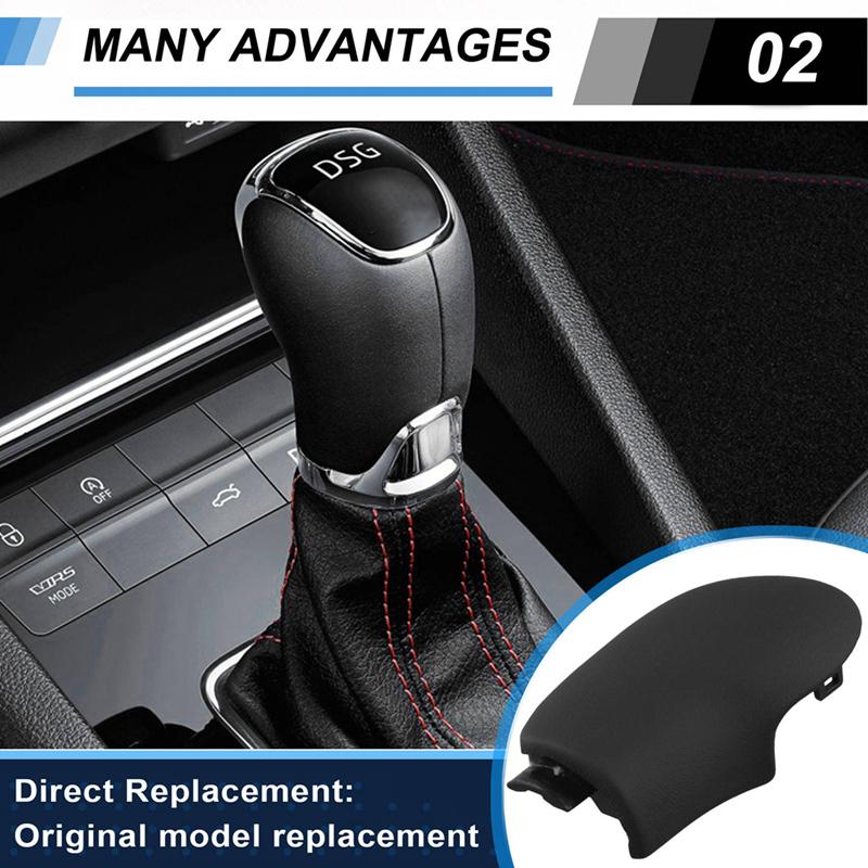 Pentru Minge Schimbător Viteze DSG Acoperire Laterală din Piele PU Interior Pentru Skoda Octavia Superb Fabia Yeti