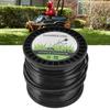Round String Trimmer Line for   3.3mm Black High Cutting Efficiency Trimmer Line for Most Lawn Mowers Farm