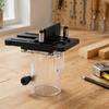 Guide Roller Slotting Attachment with Clear Base and Metal Body for Grooving Work, Guided Contact, Workshop Use, and Trim Work Support