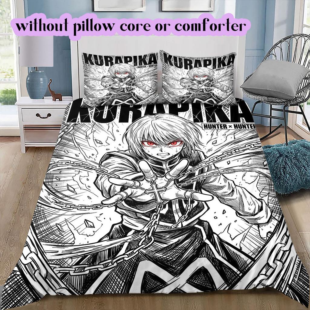 Hunter anime character Soft and Comfortable Duvet Cover, Children's Bedding Set Gift, Extra Large Size, Various Sizes Available