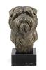 Affenpinscher, Affen, Affie - Dog Statue, Bust On Stone Base, Sculpture, Trophy for Dog Show by Art-Dog Brand