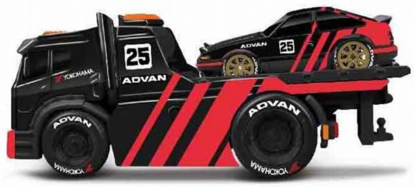 Muscle Machines Toyota Sprinter Trueno AE86 Advan Flatbed Truck Muscle Machines TRUENO Hachiroku Mini Car 1/64