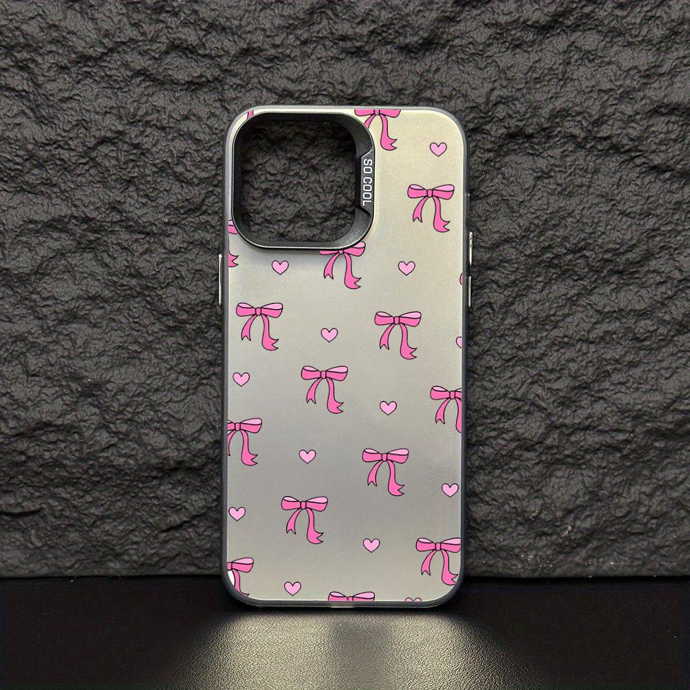 

Bow pink girl cute pattern Phone Case Magnetic IMD Colorful Silver case for iPhone 17 16 15 14 13 12 Pro Max iPhone 14