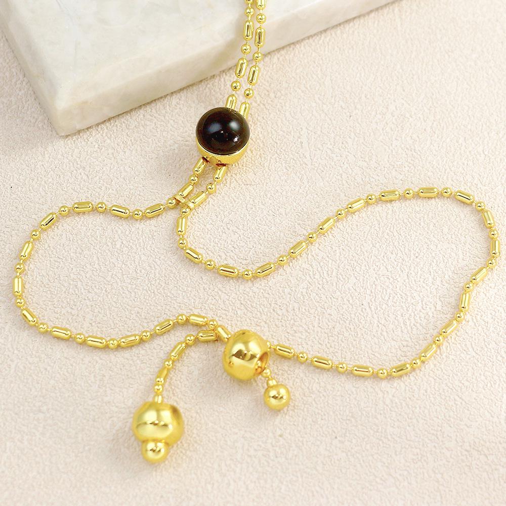 UNOde50 2026 European & American Fashion Necklace - High-Quality Round Pendant, Long, Versatile Women s Jewelry