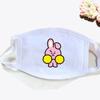 Kpop Bts Atmungsaktive Baumwollmischung Gesichtsmaske Mit Cartoon-Druck Für Täglichen Sonnenschutz
