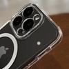 Original For Magsafe Wireless Charge Magnetic Case for iPhone 16 15 14 Plus   11 Pro X XR XS Max Clear Acrylic Hard Cover