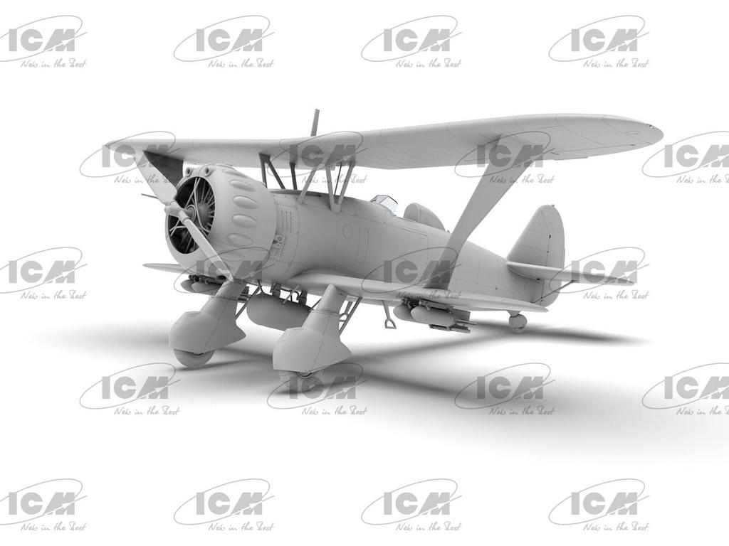 ICM Henschel Late Model Plastic Model Kit 32015 1/32 Hs123A-1 (Airplane)