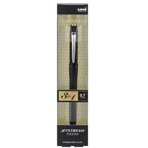 Mitsubishi pliiats multifunktsionaalne pliiats Jet Stream Prime 3&1 0,7 must, lihtne kirjutada MSXE450000724