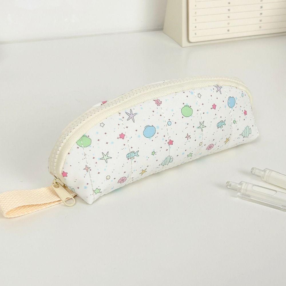 with Hand Strap Pen Bag Large Capacity Stationery Bag INS Pencil Case  Gift