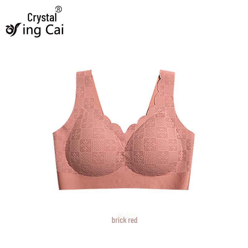 

Бесшовный кружевной спортивный бюстгальтер: Фиксированная чашка, без стального кольца, подчеркивает маленькую грудь, предотвращает провисание, с красивым дизайном спинки. M (40~50 kg)