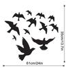 Window Alert Bird Stickers Silhouettes Glass Door  And  Birds