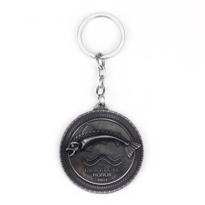 Classic Movie Dragon Shape Keychain Wolf Head Pendant Fashion Trend Bottle Opener Keyring for Fan Collectible Accessories