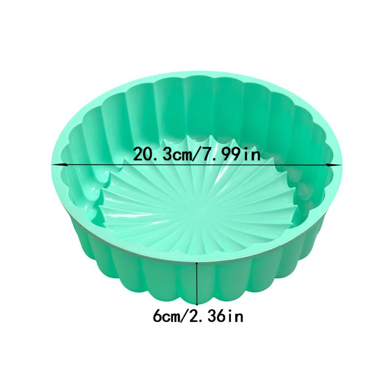 Large Sunflower Cake Silicone Mold Baking Tray Circular Chocolate Jelly Mould Diy Dessert Pudding Making Birthday Gift Bakeware