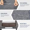 Waterproof Transparent Chair Cover Scratch Resistant Oil-resistant PVC Chair Seat Cover Dust-proof Anti-dirty Chair Slipcover