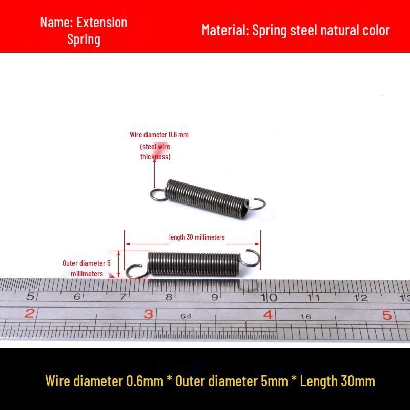 Stainless Steel Spring Hook for Microwave Oven Handle, Wire Diameter 0.6/0.7
