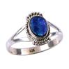 Natural Australian Opal Gemstone Handmade 925 Sterling Silver Ring Size 8.5 T9N11