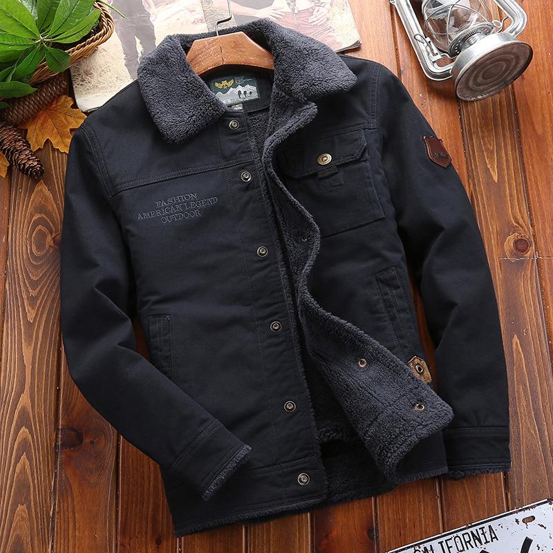 Men's Cotton-padded Jacket Men's Medium and Long Battlefield Cotton-padded Clothing