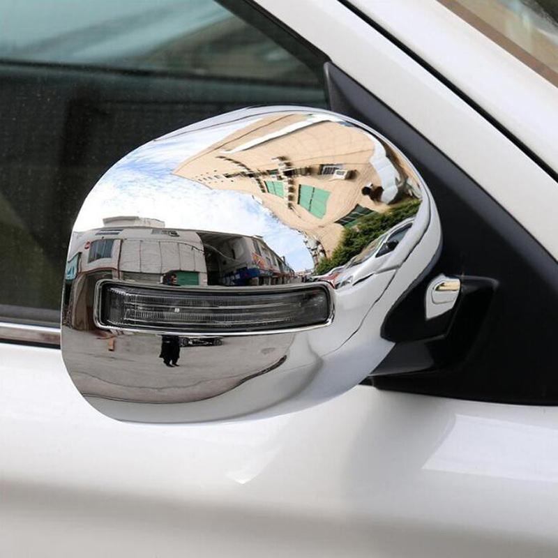 Fit For Mitsubishi Outlander 2013-2018 ABS Chrome Car Rear View Rearview Side Mirror Cover Trim Styling Mouldings 2Pcs New