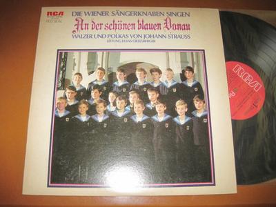 LP Record WIENER SANGERKNABEN HANS GILLESBER  An Der Schonen Blauen Donau Waltze RX2396 RCA RED SEAL 1979 Japan Classical Used
