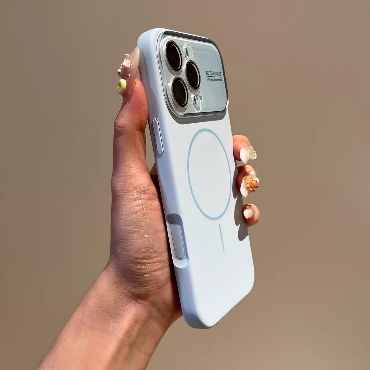

iPhone 17 Case: Liquid Silicone, AI Button, MagSafe Compatible, Large Window, Fine Ring, Drop-Proof, Apple 16-Compatible iPhone 17 Pro Max