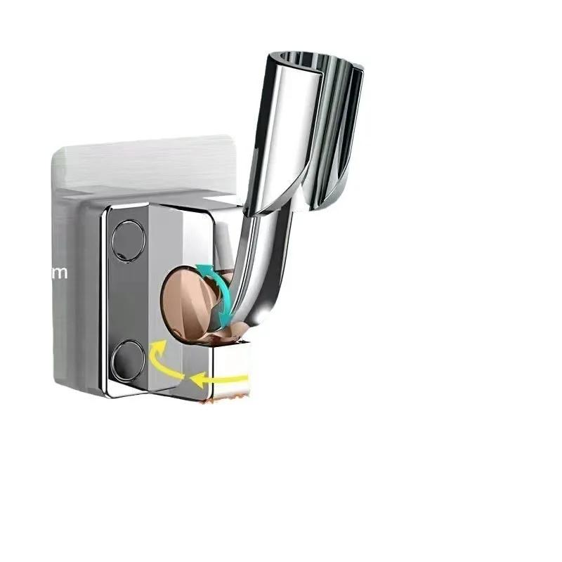 

Новый 1 шт. Универсальный регулируемый настенный подвесной душевой кронштейн для ванной комнаты, держатель для душевой лейки, без сверления, фиксатор дождевой лейки, качество