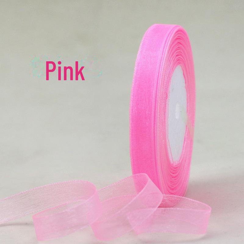 Snow Yarn Ribbon – 1.2cm Decorative Bow for Gift Boxes, Festivals & DIY, 45m