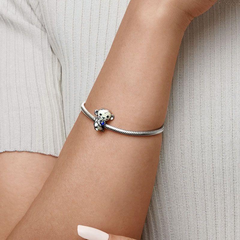 Newcopper Animals Series Monkey Owl Dog Cat Pet Beads Pendant Fit Bracelet Necklace Dangle Diy Fashion Jewelry For Women