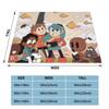 Hilda Frida David Cartoon Serials Blanket Flannel Decoration Cute Portable Home Bedspread