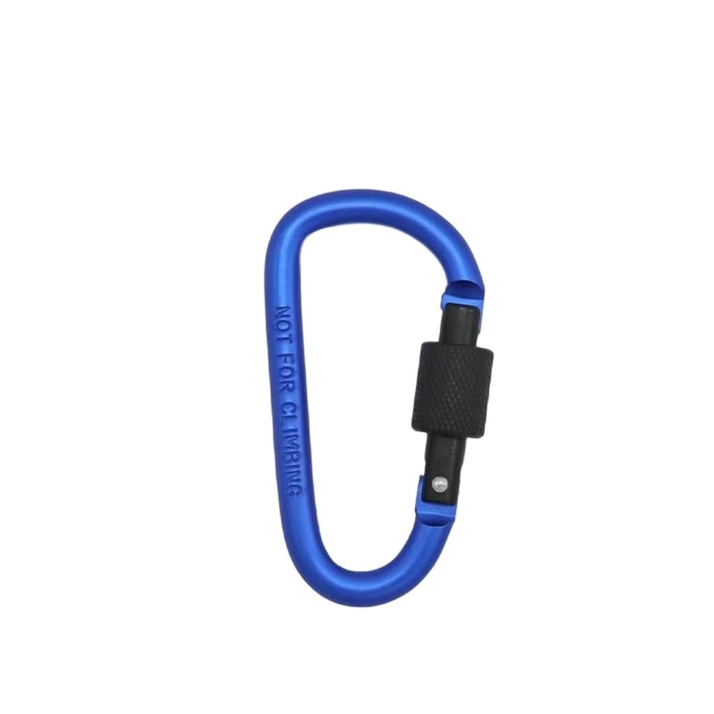 Boucle d'alpinisme plate latérale avec clé de verrouillage Accrochage rapide Boucle de sac à dos Boucle multicolore