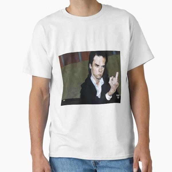 Nick Middle Finger Cave Classic Tshirt Made In Usaaus Tshirt S2xl S