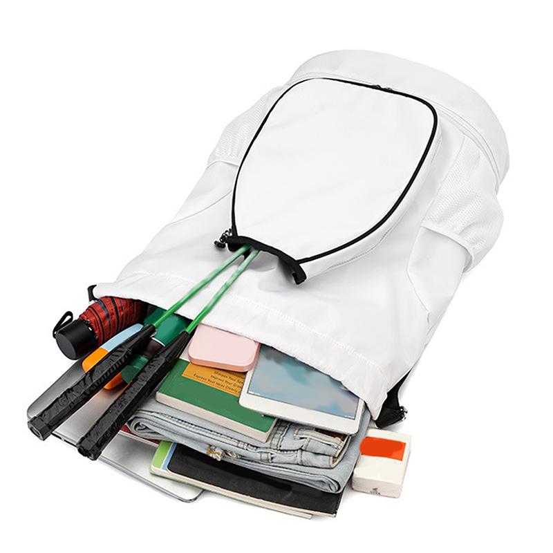 Tennis Schläger Rucksack Fassungsvermögen für 2 Schläger Badminton Sporttasche Großes Fassungsvermögen Gymnastikbeutel Professionelle Fitnesstasche mit Schuhfach